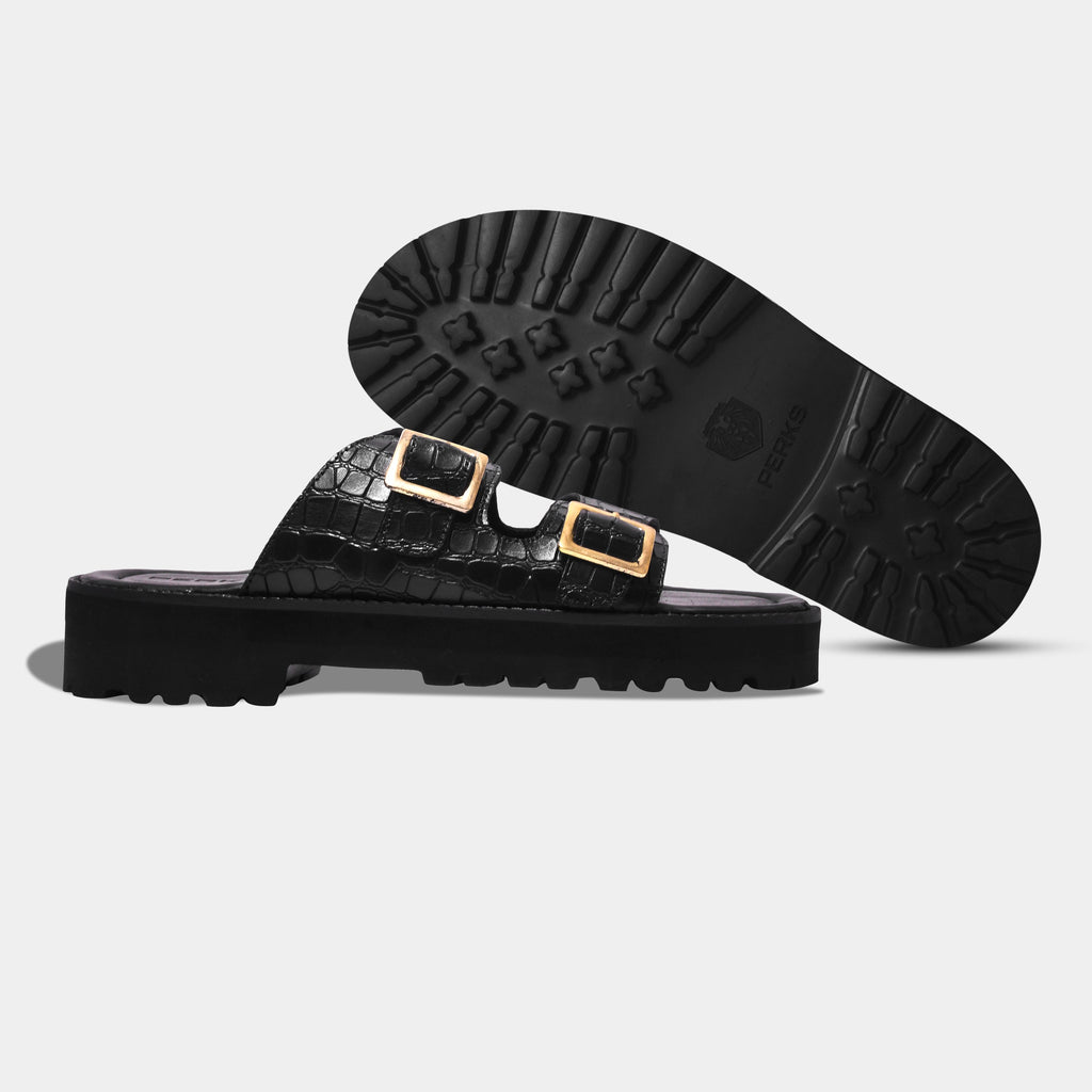 LUCIFER SLIPPER | BLACK