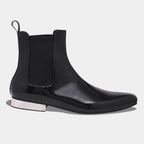 DEVIL BOOT | PATENT BLACK