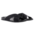 SOLOMONS SUEDE SLIPPER | BLACK