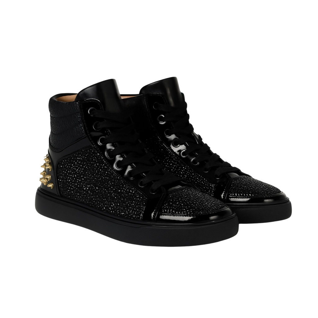 CAPO NERO HIGH SNEAKER | BLACK