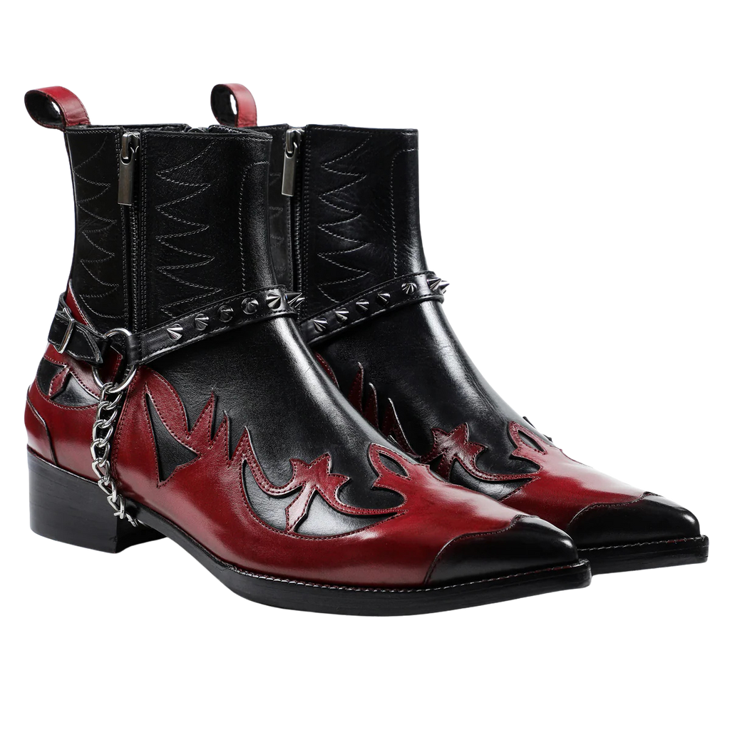 THE DON'S BOOT | BLACK/RED