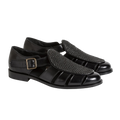 Black Razor Sandal  | Black