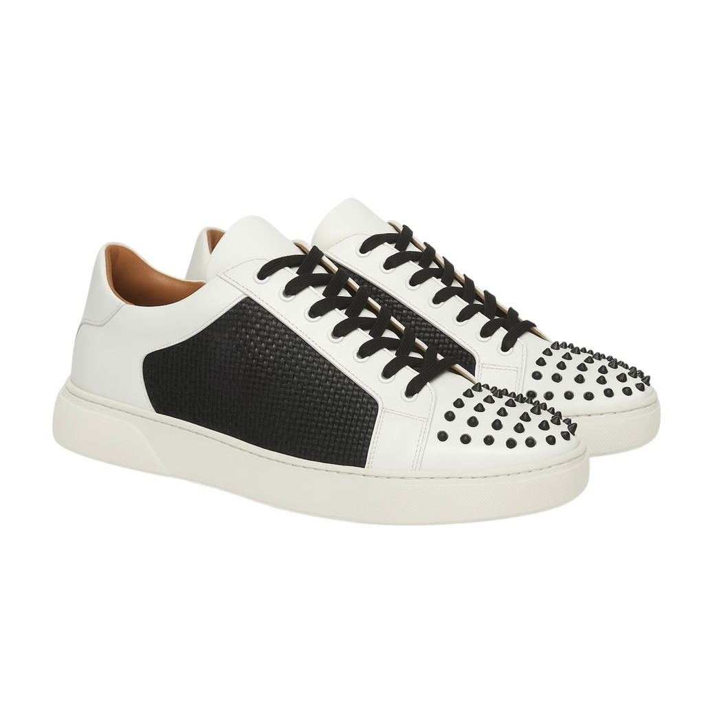 DON GALLO SNEAKER | WHITE WITH STUDS