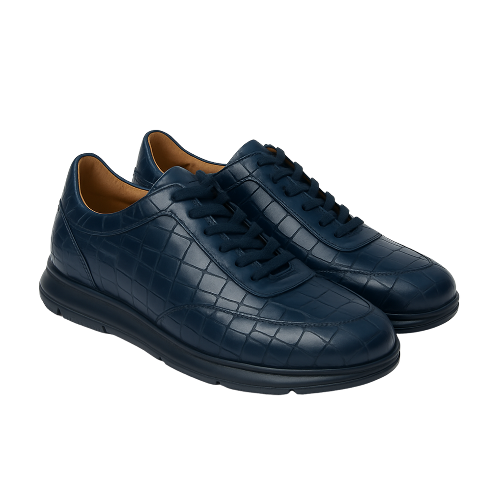 LA FAMILIA SNEAKER | CROCO BLUE