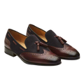CHARLES TASSEL LOAFER | WOOD BROWN