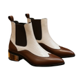Bergamo Boot | White Brown