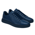 HELLEQUIN CROCO SNEAKER | BLUE