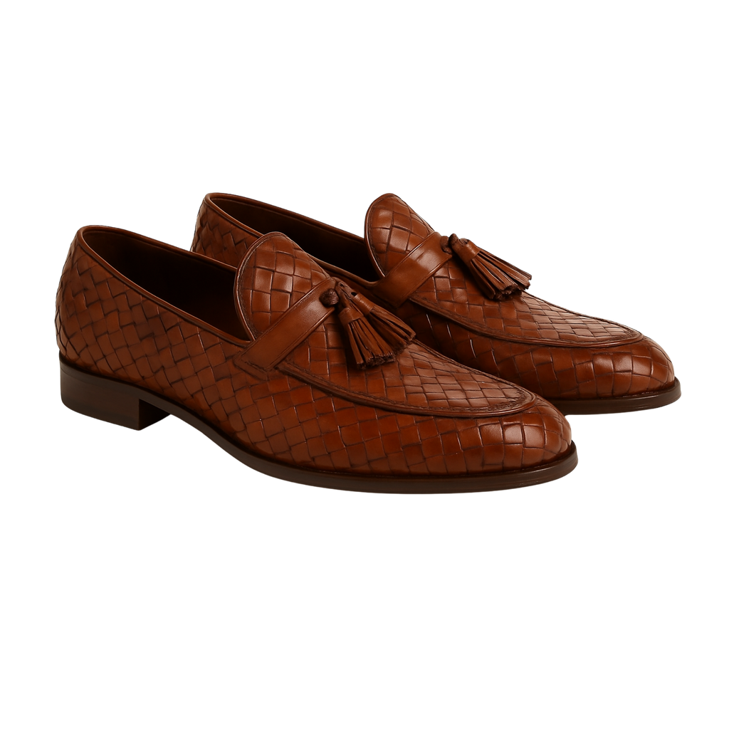 CHARLES TASSEL LOAFER | BROWN