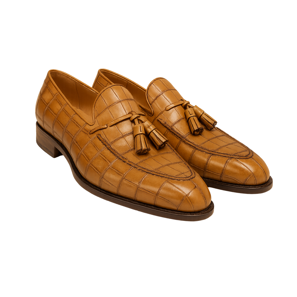 CHARLES TASSEL LOAFER | TAN