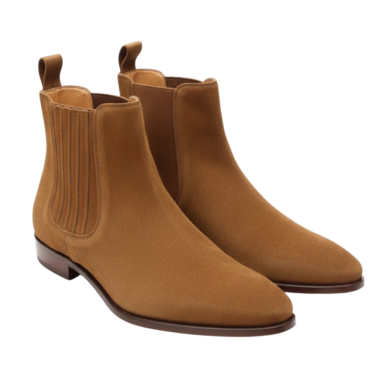 Italian Suede Boot | Brown