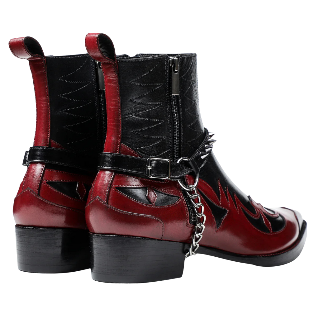 THE DON'S BOOT | BLACK/RED
