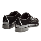 DEVIL MONK STRAP | PATENT BLACK