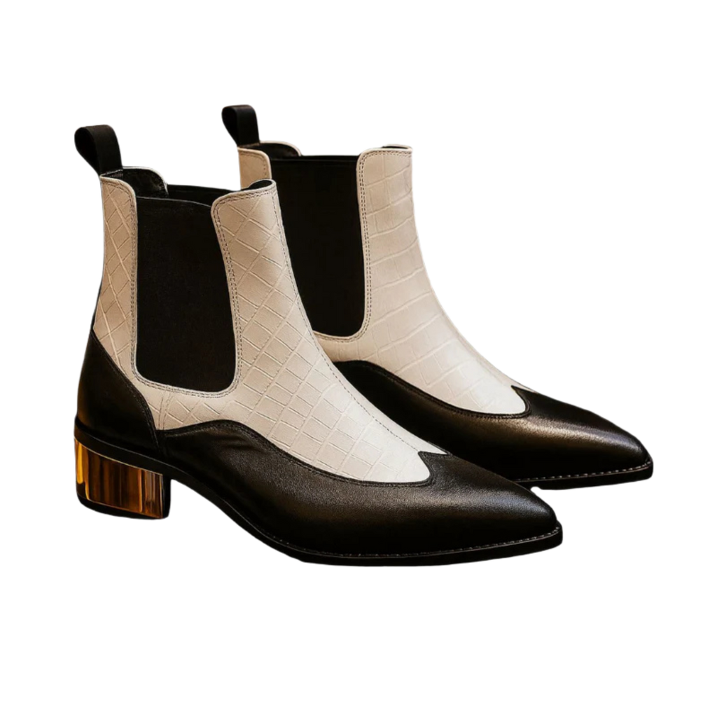 Bergamo Boot | White Black