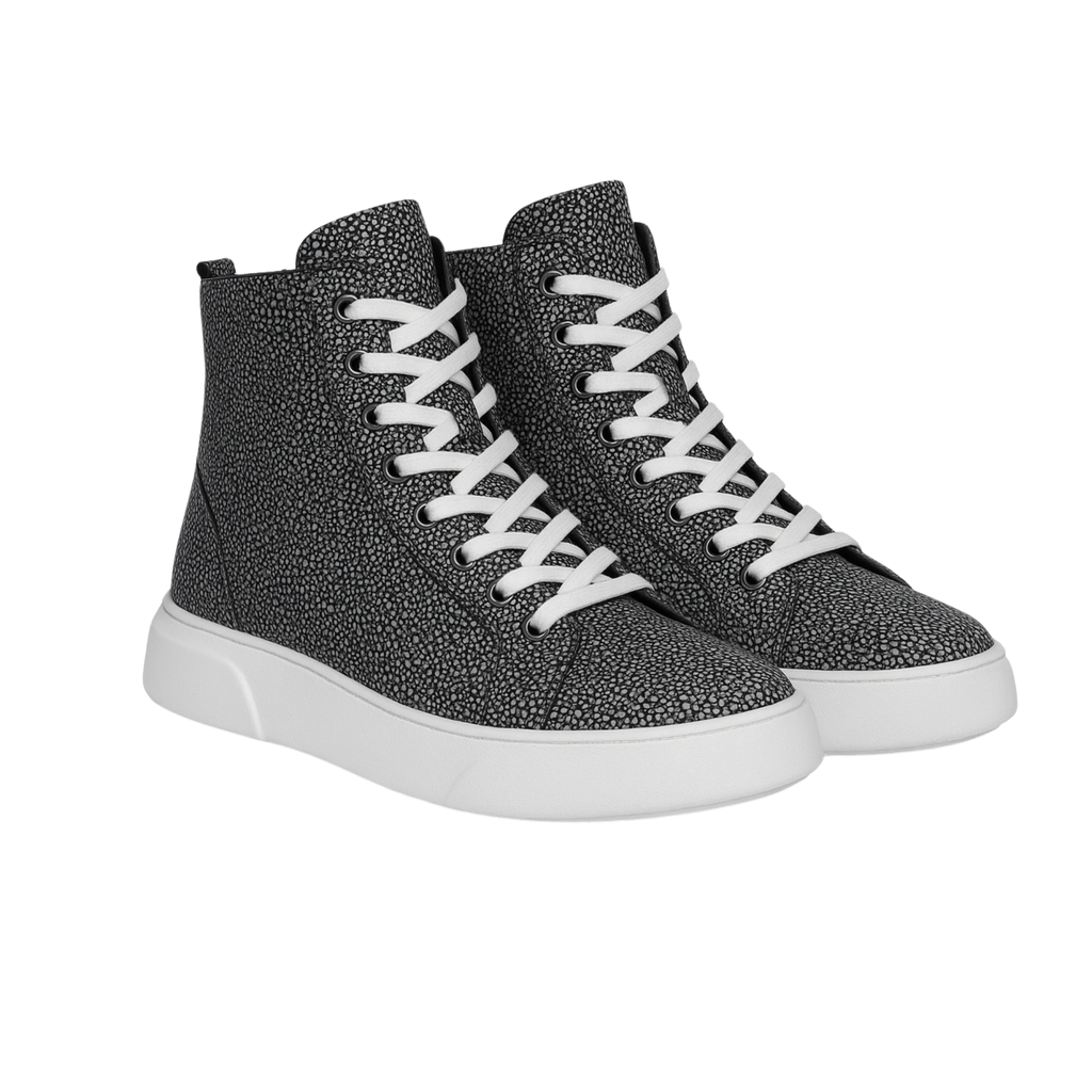 CAPO NERO HIGH SNEAKER | SNAKE GREY