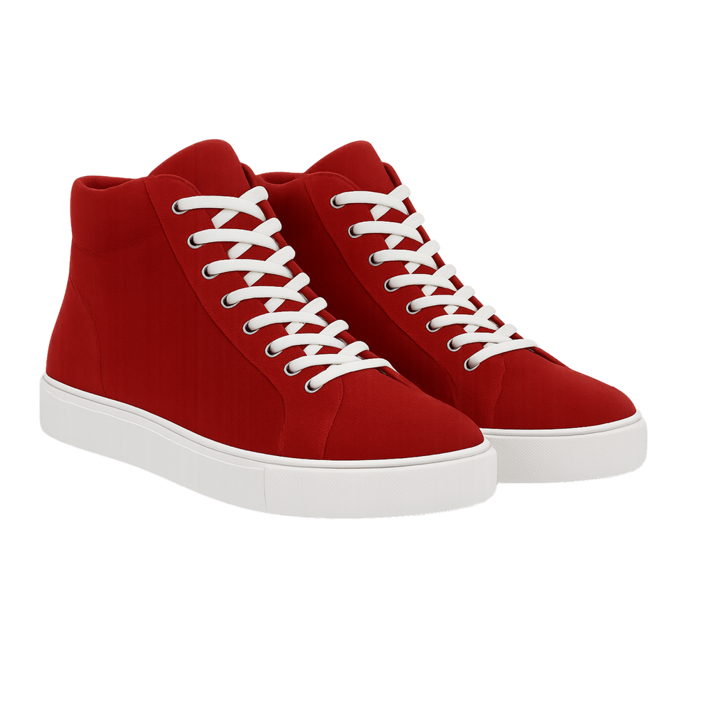 CAPO NERO HIGH SNEAKER | RED