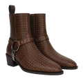 MICHAEL BOOT | BROWN WITH STUDS