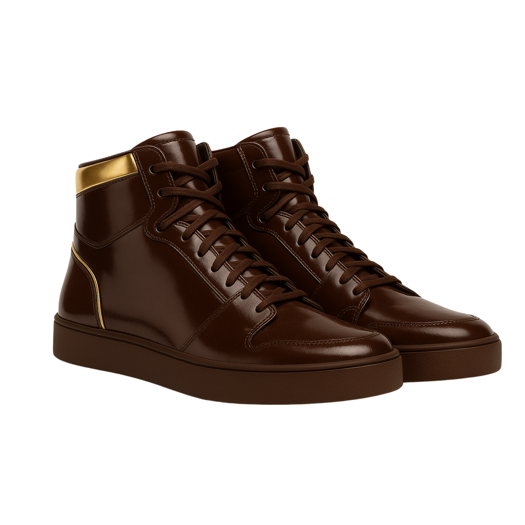 CAPO NERO HIGH SNEAKER | BROWN
