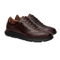 HELLEQUIN SNEAKER | DARK BROWN