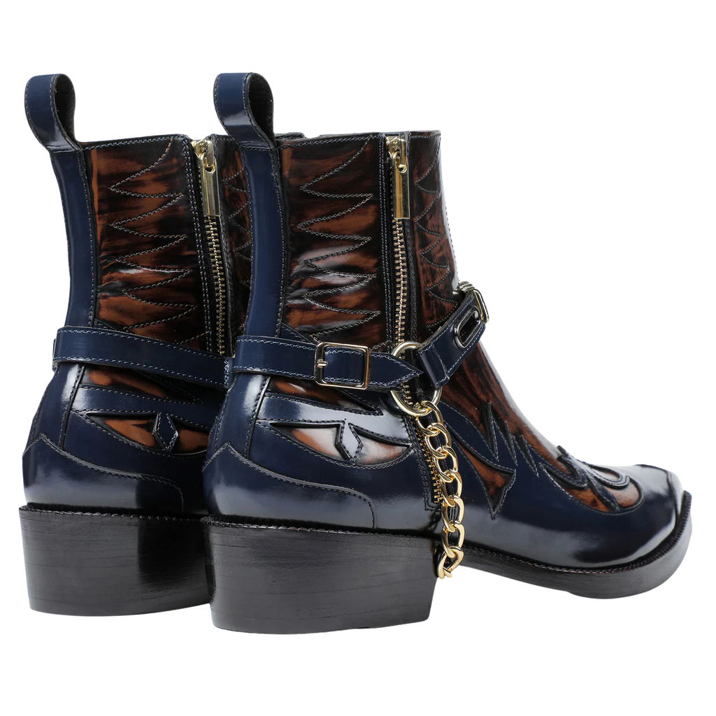 THE DON'S BOOT | BLUE/BROWN
