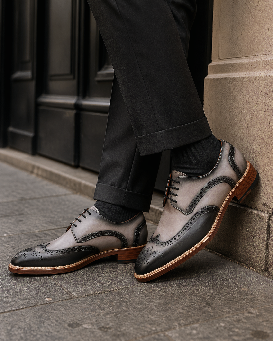 DON MILANO LACEUP | LIGHT GREY