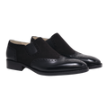 GODFATHER SUEDE LOAFER | BROGUE BLACK