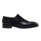 GODFATHER SUEDE LOAFER | BROGUE BLACK