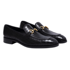 DON VITO CROCO LOAFER | BLACK