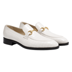 DON VITO CROCO LOAFER | WHITE