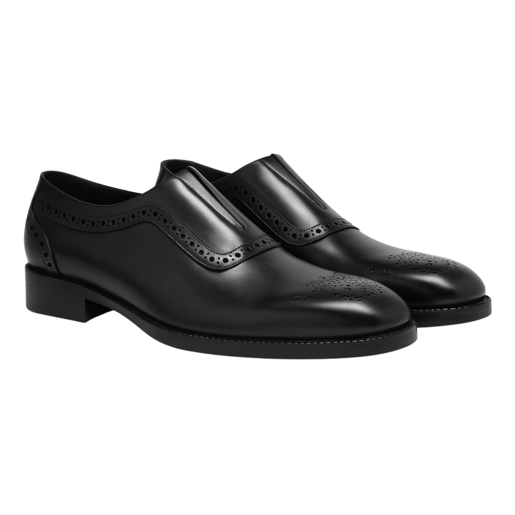 SOLOMONS LOAFER | BROGUE BLACK