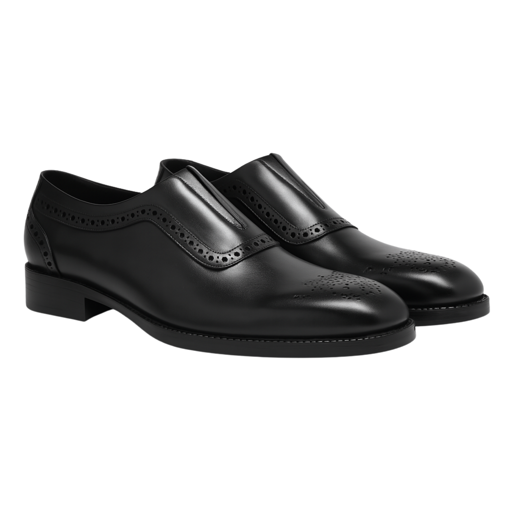 SOLOMONS LOAFER | BROGUE BLACK