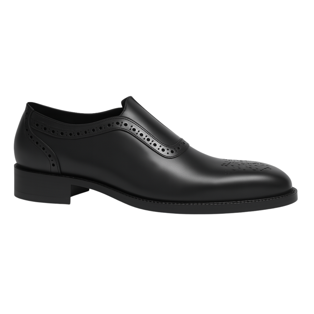 SOLOMONS LOAFER | BROGUE BLACK