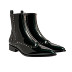 DON MILANO BOOT | BLACK WITH STUDS