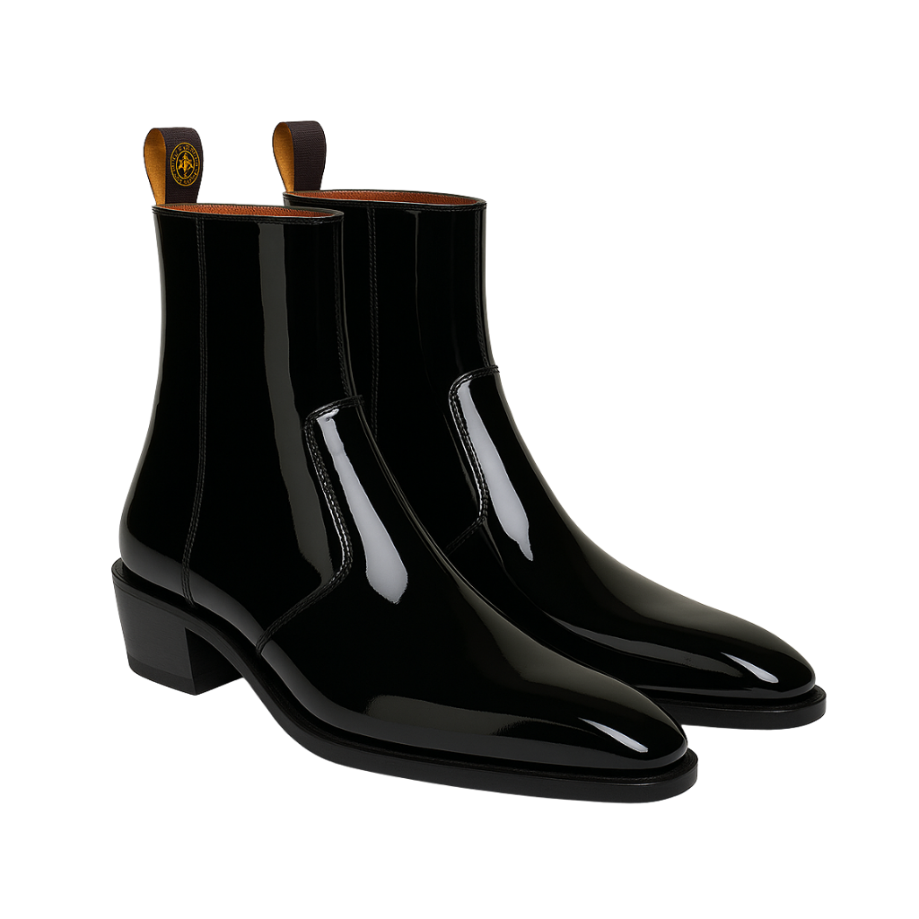 DON MILANO BOOT | PATENT BLACK