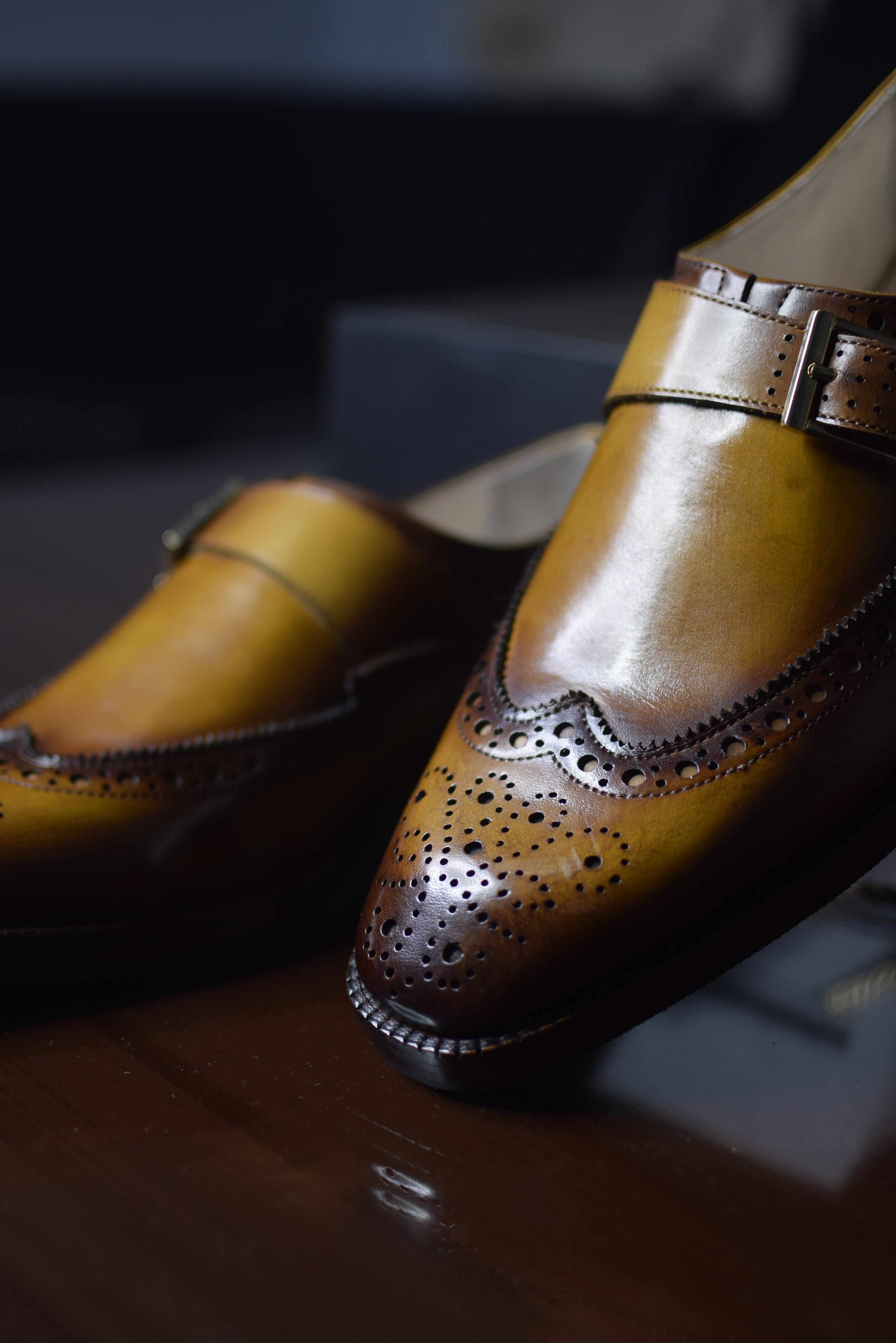 SHELBY'S MONK | BROGUE TAN