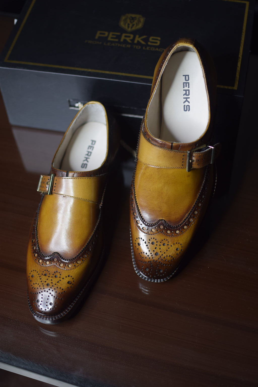 SHELBY'S MONK | BROGUE TAN
