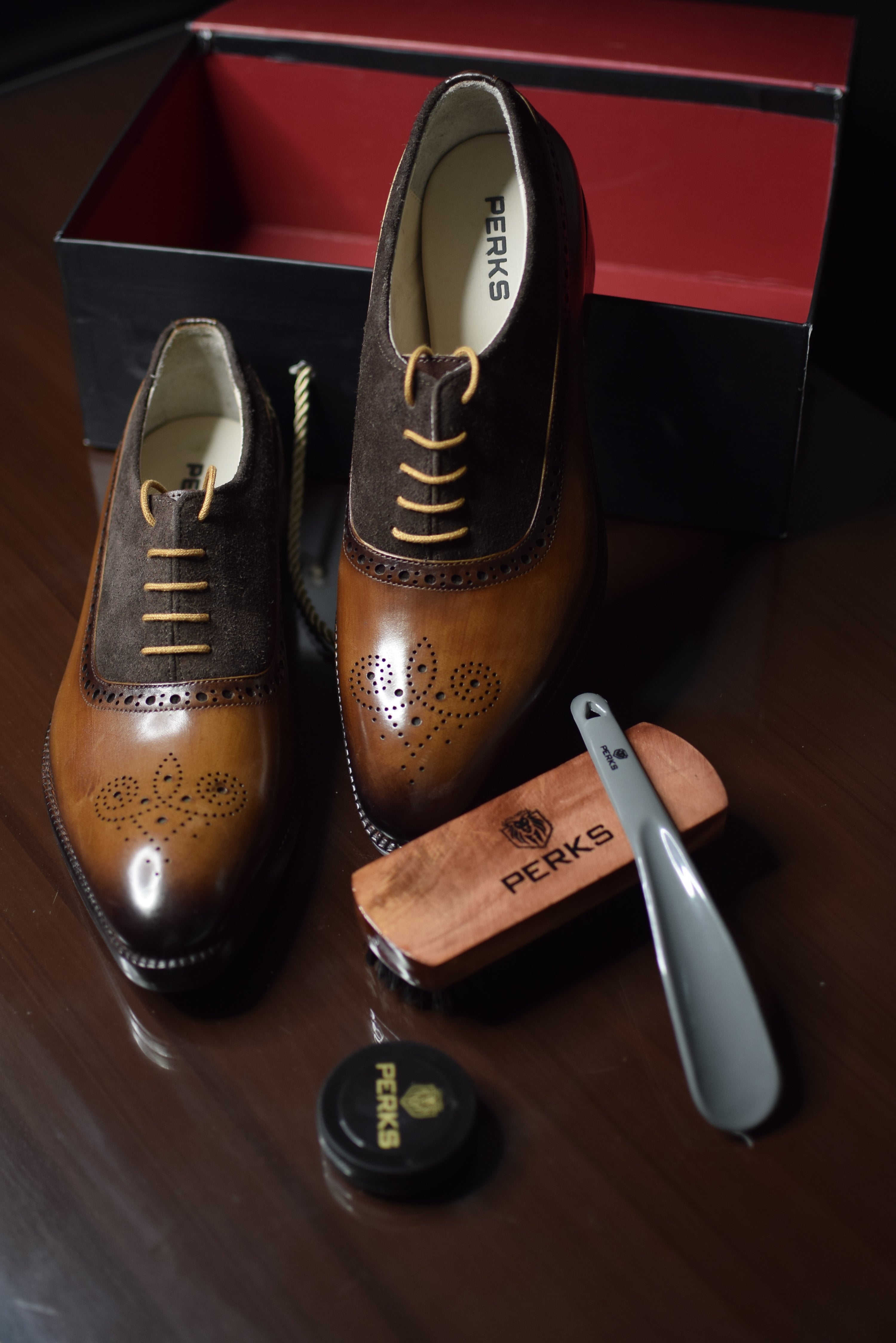 DON VITO SUEDE LACEUP | BROWN