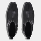 DEVIL BOOT | PATENT BLACK