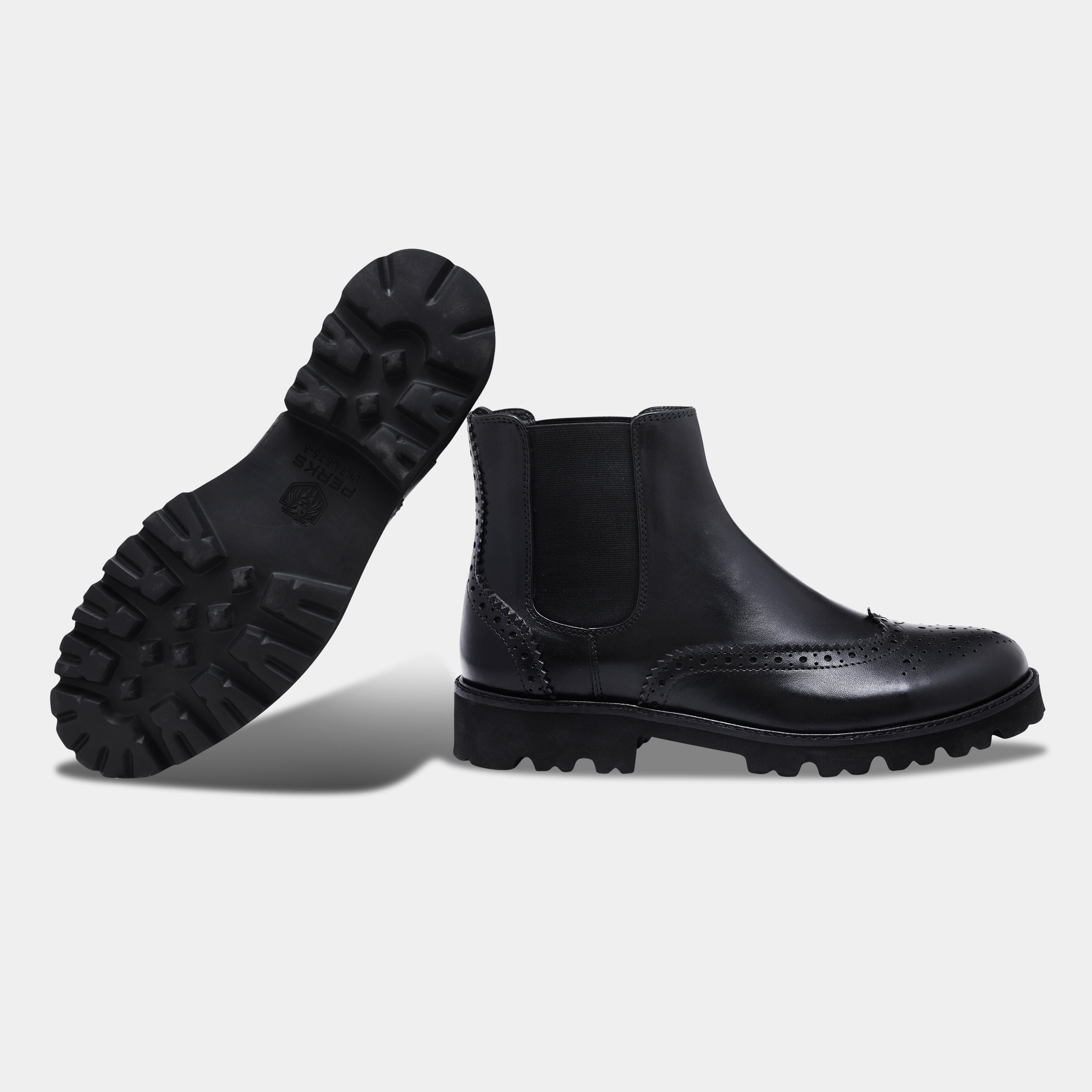 LUCAS BOOT | BROGUE BLACK