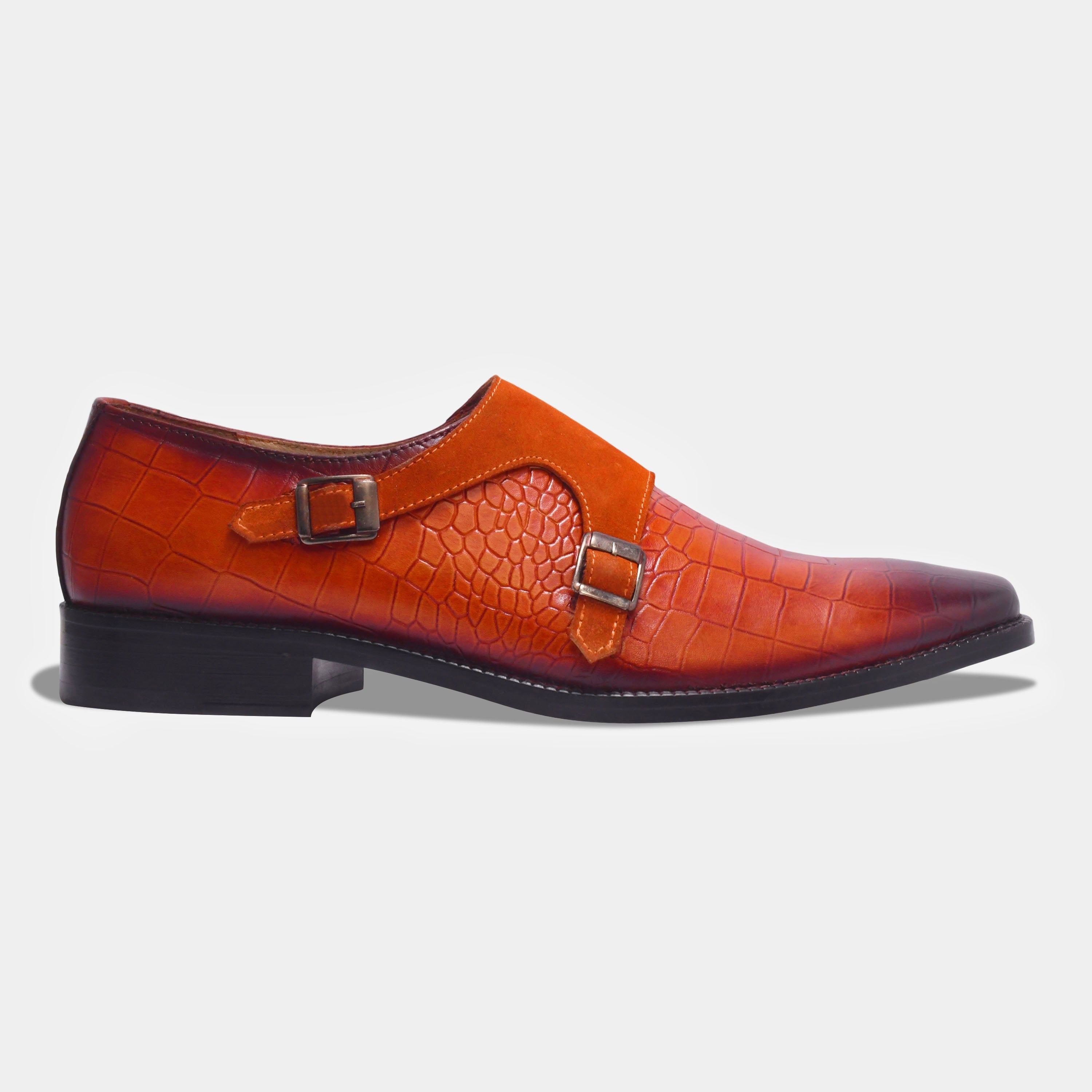 CORLEONE'S CROCO MONK | TAN