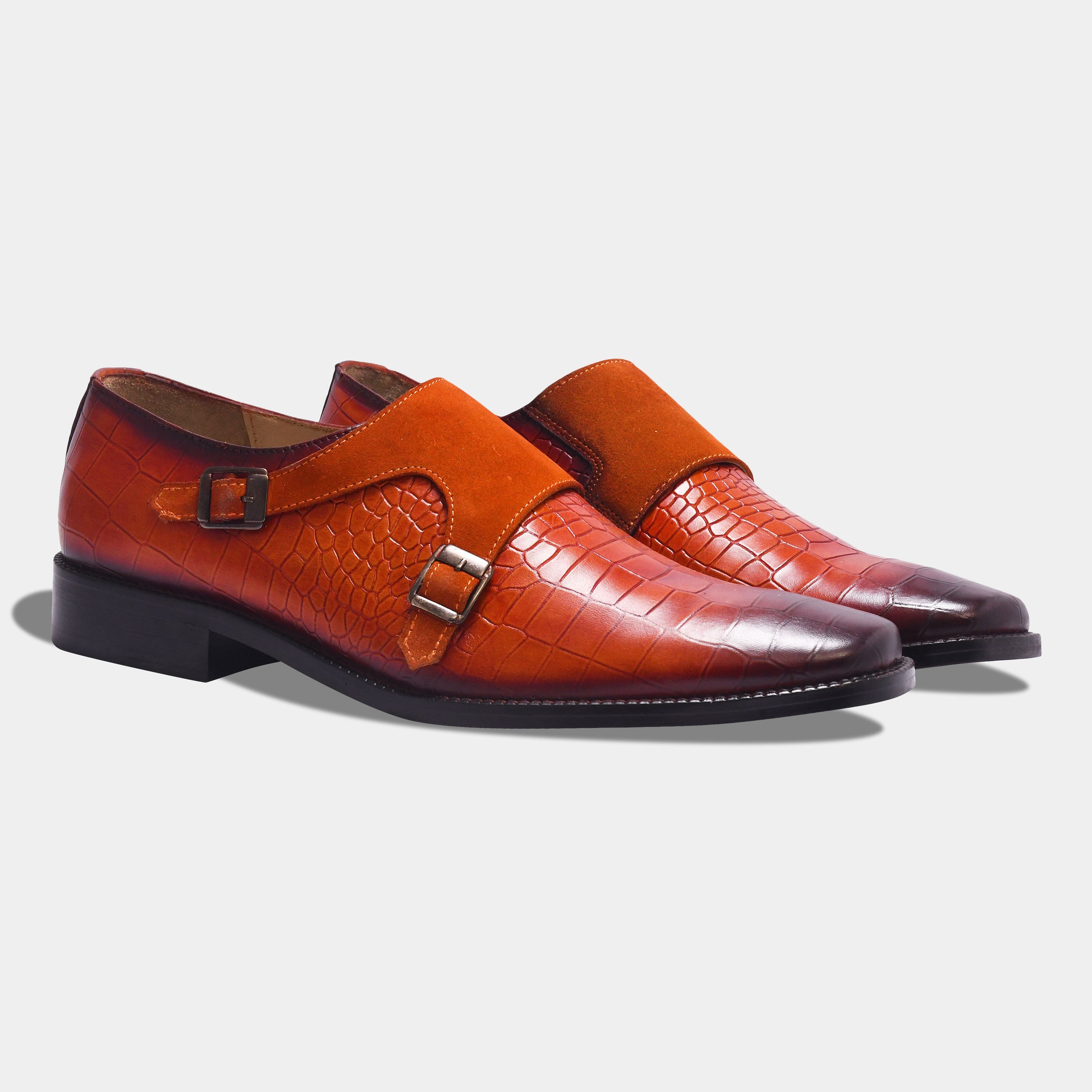 CORLEONE'S CROCO MONK | TAN