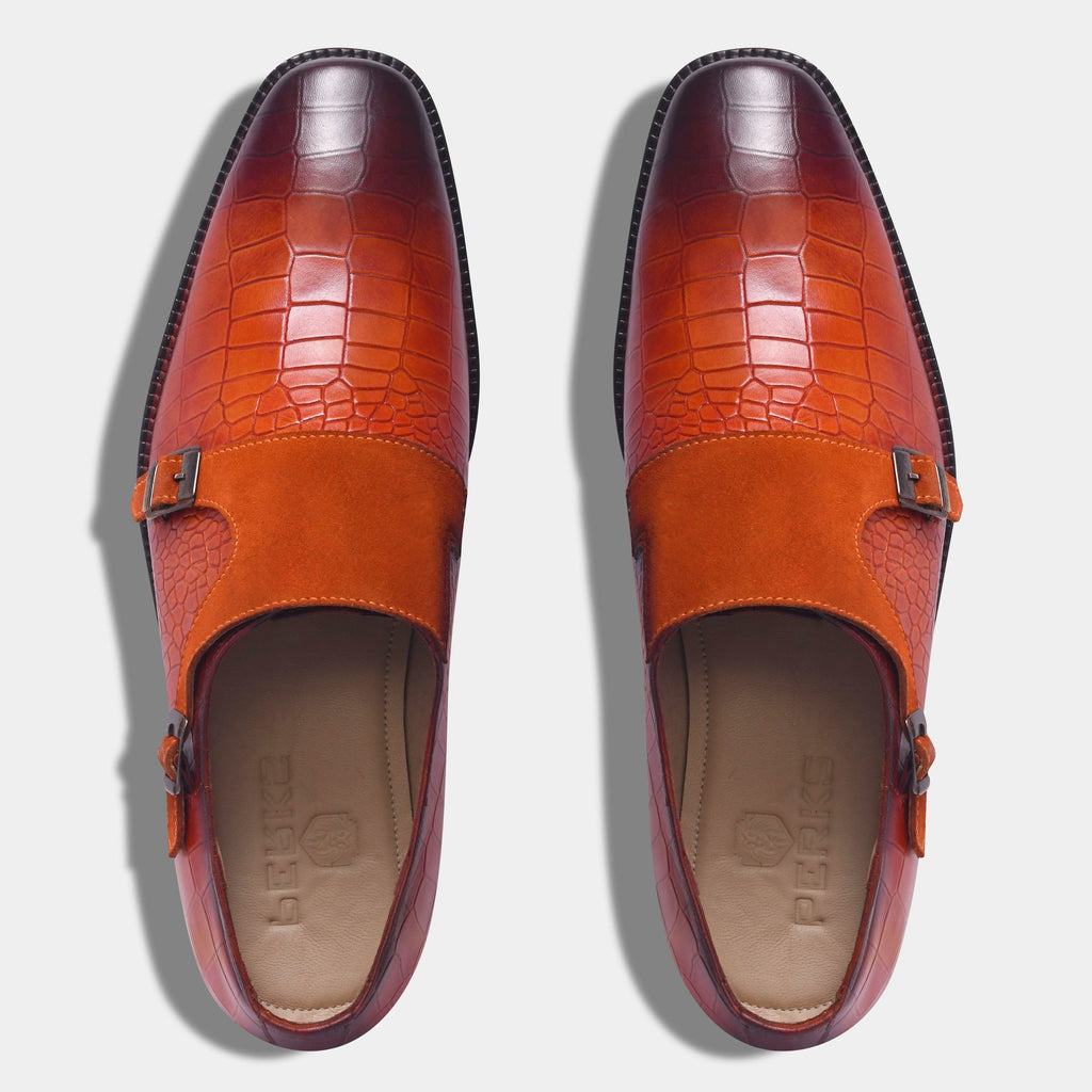 CORLEONE'S CROCO MONK | TAN
