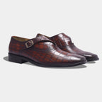 GUSTAVO'S CROCO MONK | BROWN