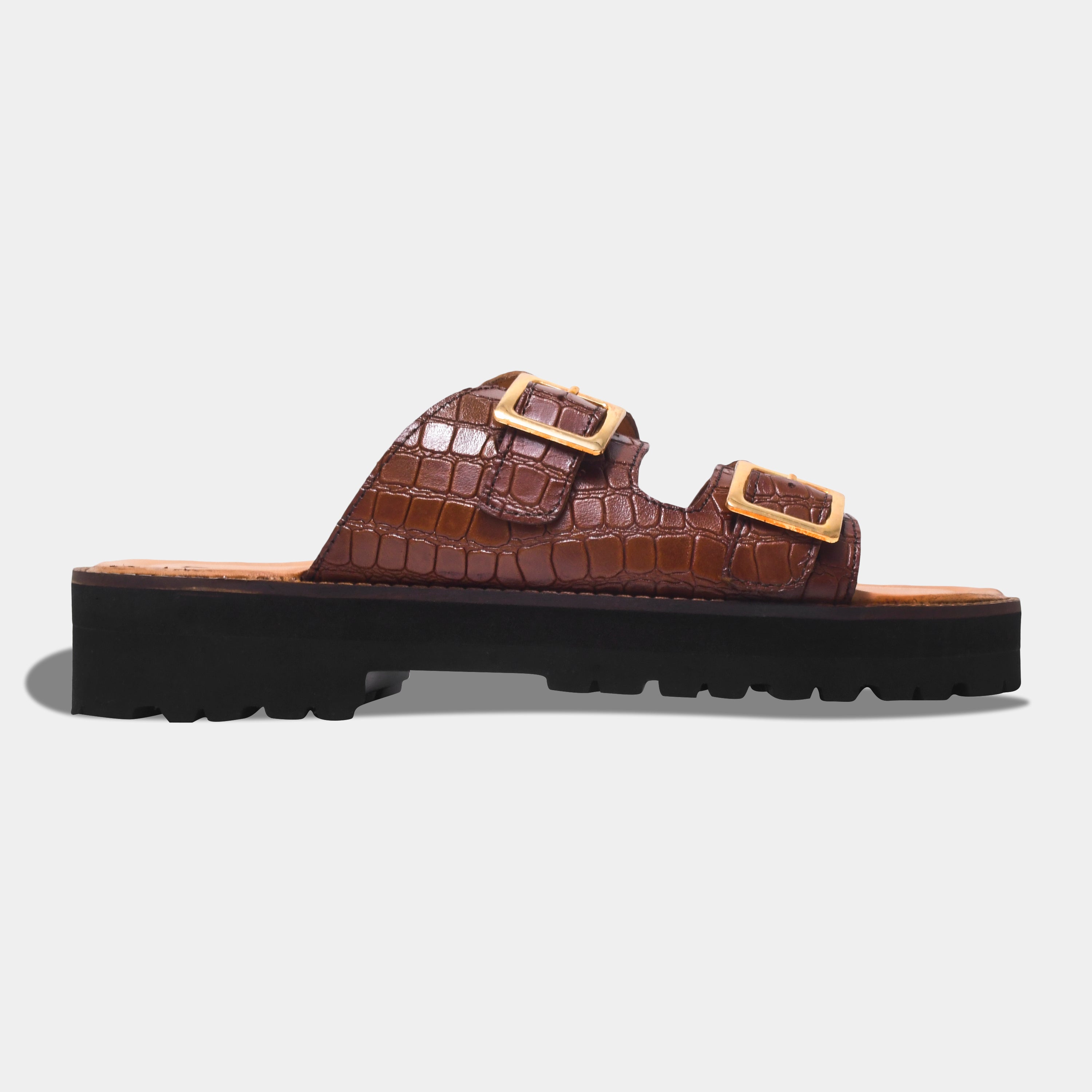 LUCIFER SLIPPER | BROWN