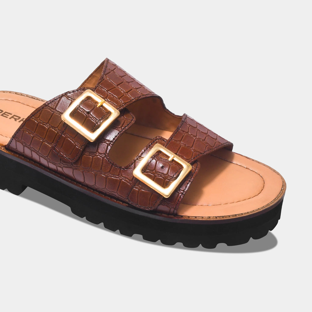 LUCIFER SLIPPER | BROWN