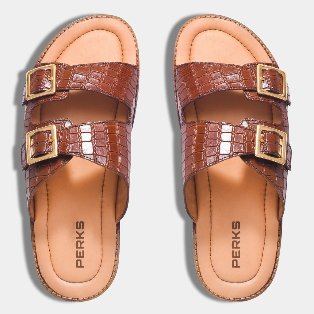 LUCIFER SLIPPER | BROWN