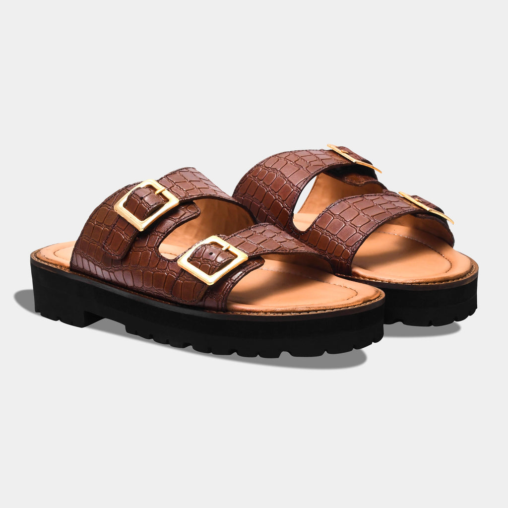 LUCIFER SLIPPER | BROWN