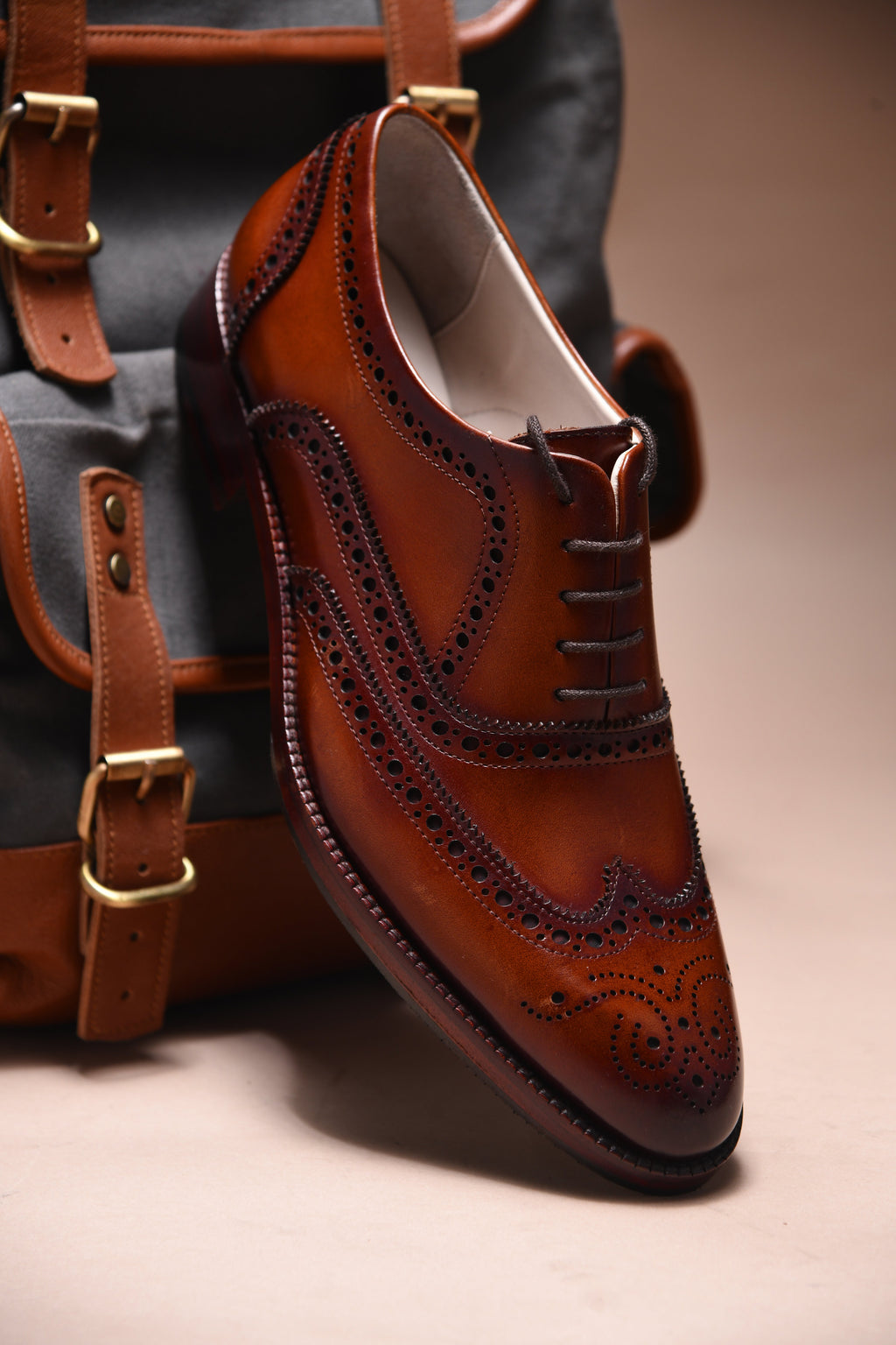 ESCOBAR LACEUP | BROGUE BROWN