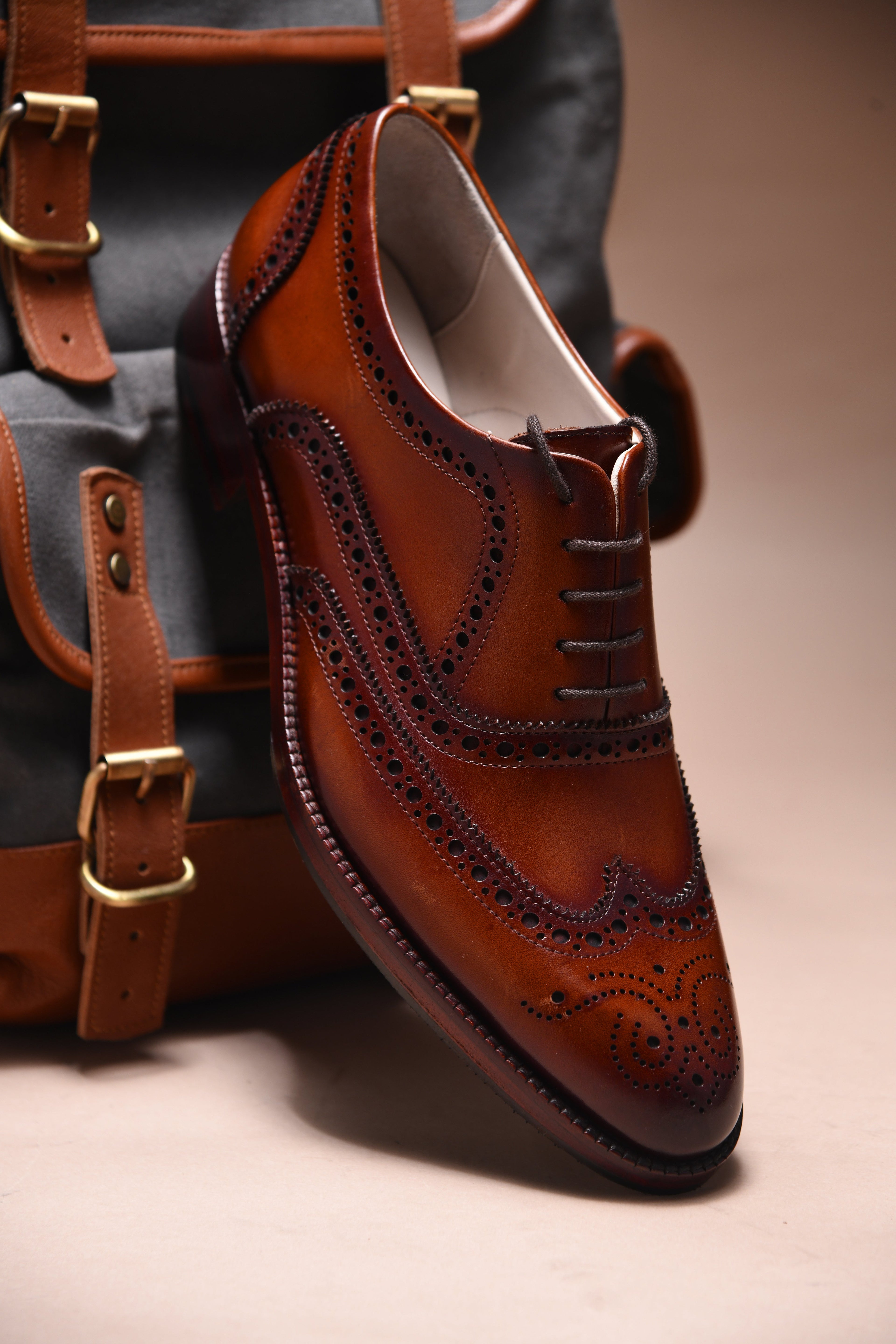 ESCOBAR LACEUP | BROGUE BROWN