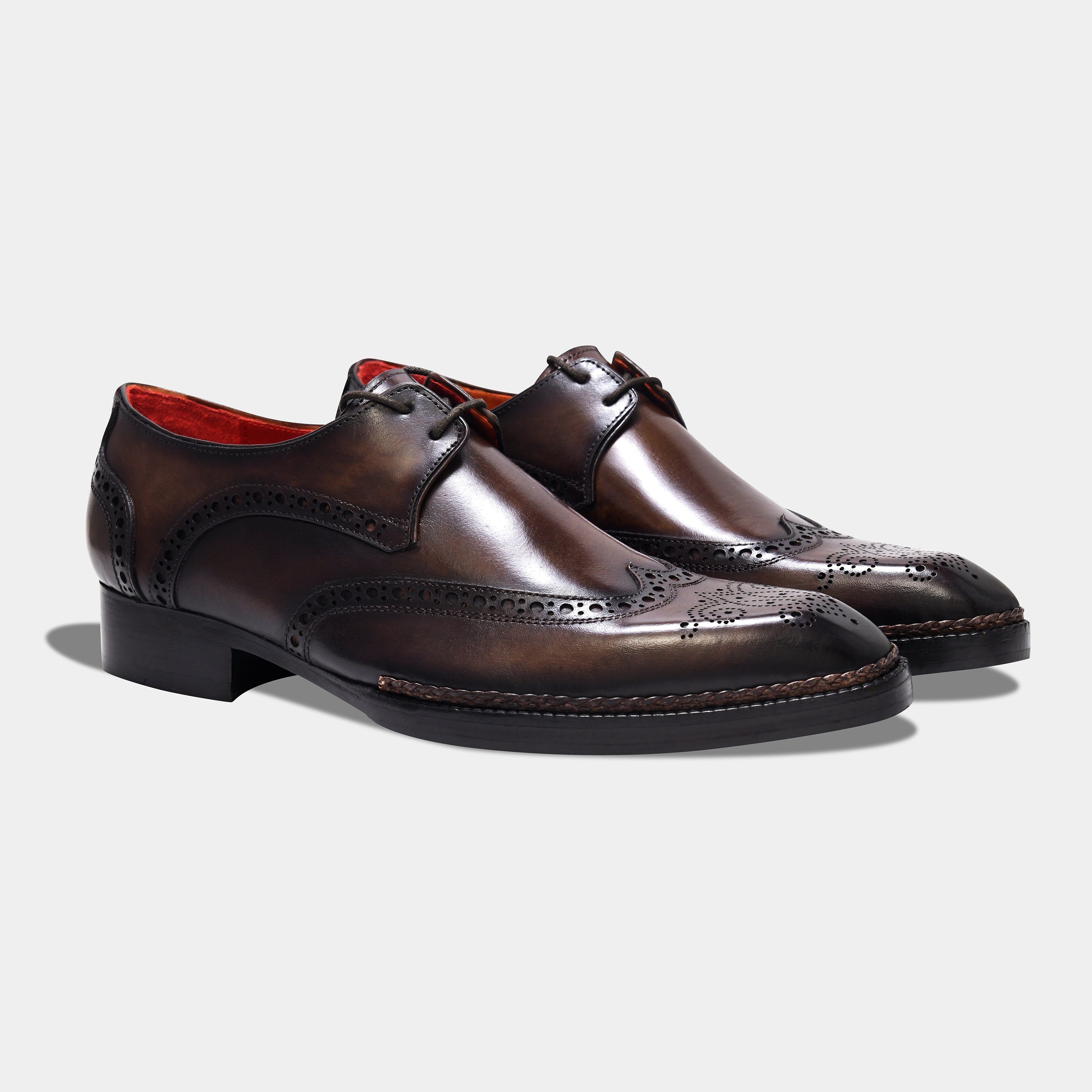 THOMAS SHELBY LACEUP | BROGUE BROWN