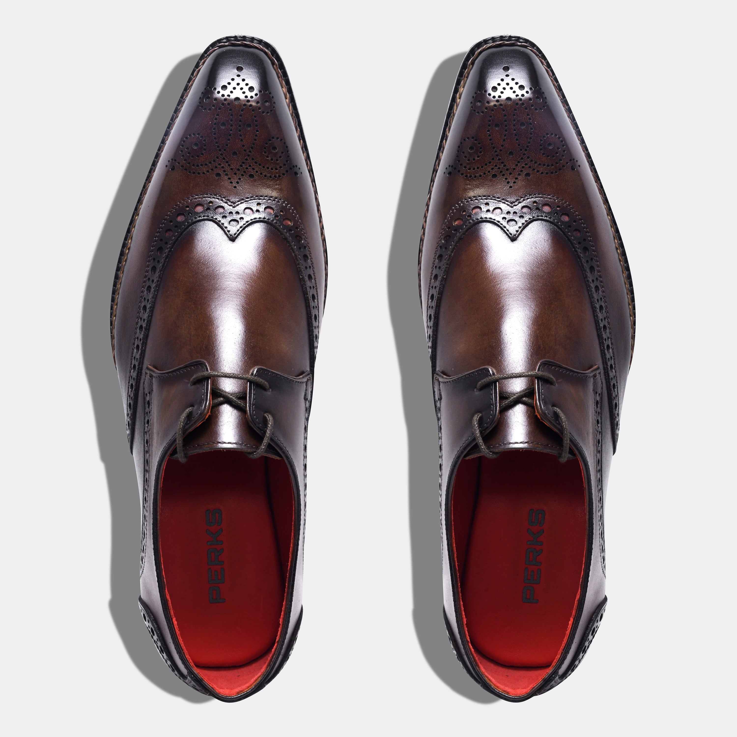 THOMAS SHELBY LACEUP | BROGUE BROWN